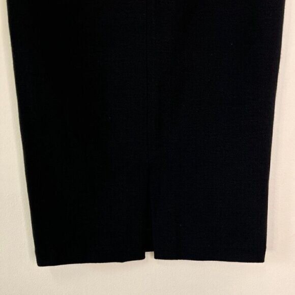 Alice  Olivia Employed Black and White Stretch Knit Pencil Skirt - Picture 4 of 8